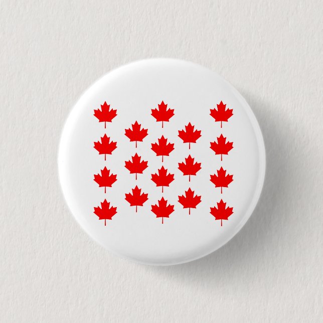 Canada maple leaf ,canada maple leaf,canada,maple  button (Front)