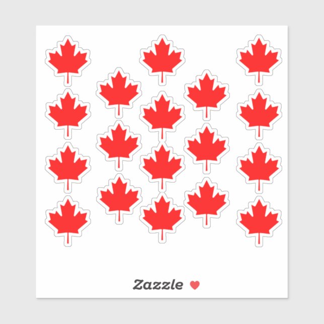 Canada maple leaf ,canada maple leaf,canada,maple  sticker (Sheet)