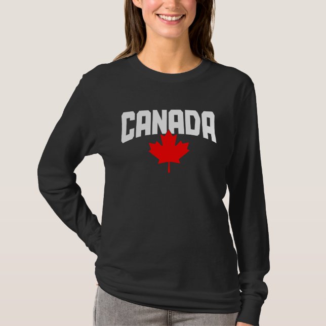 Canada Maple Leaf Canadian Flag Pride  1 T-Shirt (Front)