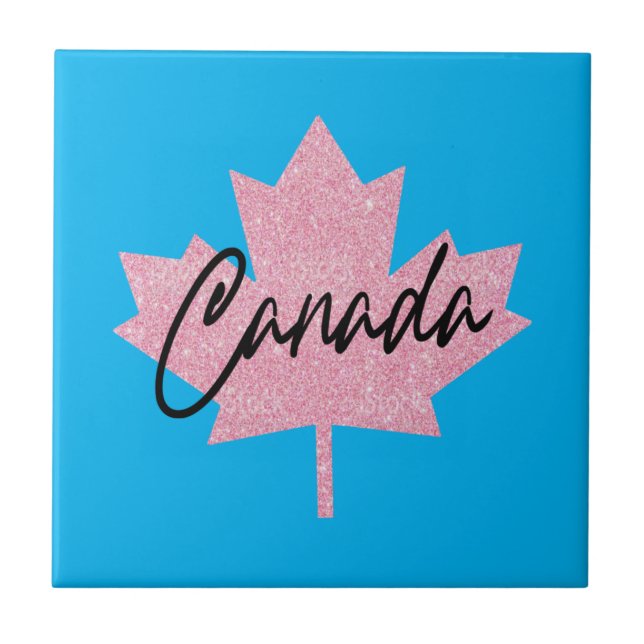 Canada  Maple leaf       Ceramic Tile (Front)