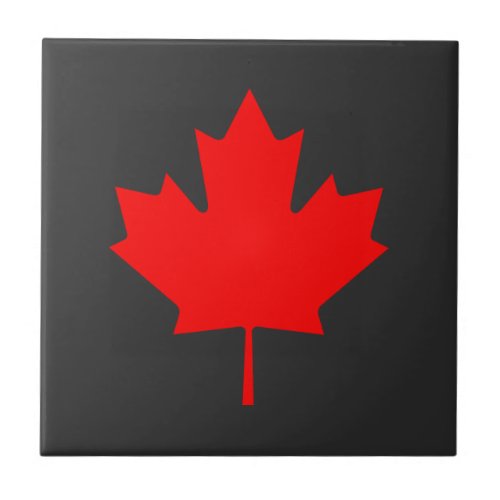 Canada Maple Leaf Ceramic Tile