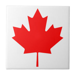 Canada Maple Leaf Ceramic Tile