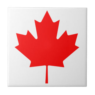 Canada Maple Leaf Ceramic Tile
