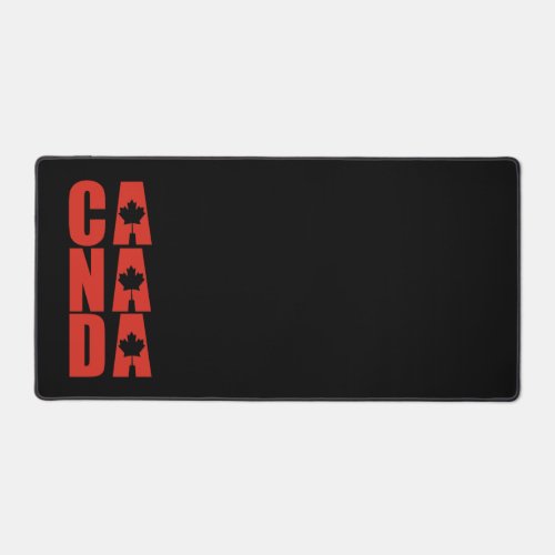 Canada Maple Leaf Designer Canadian Pride Desk Mat
