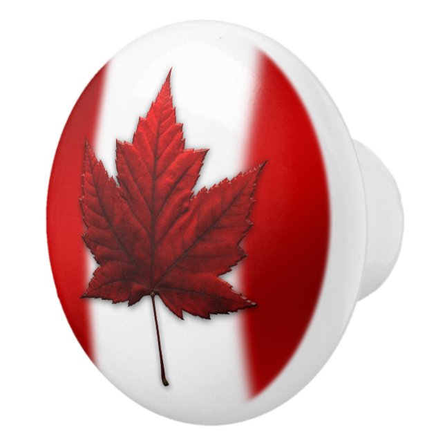 Canada Maple Leaf Door Knobs Canada Flag Decor (Right)