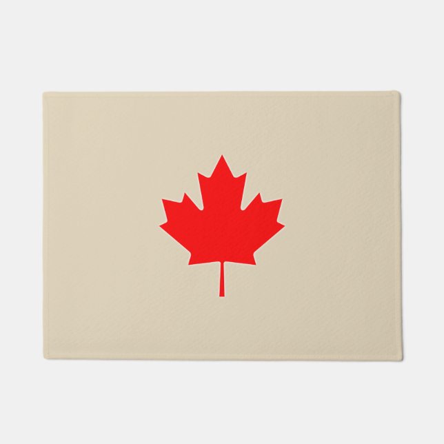 Canada Maple Leaf Doormat (Front)