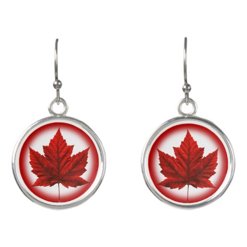 Canada Maple Leaf Earrings Canada Souvenir Jewelry