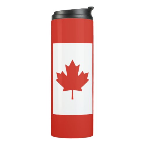 Canada Maple Leaf Flag Patriotic Thermal Tumbler