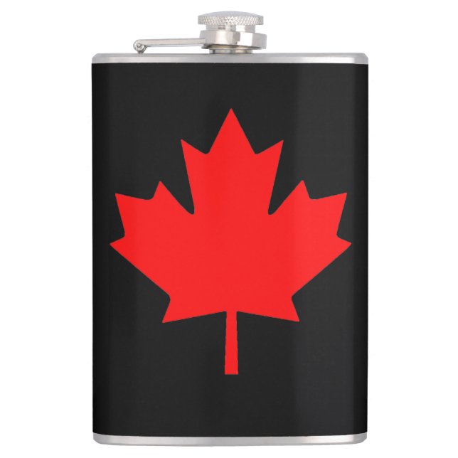 Canada maple leaf flask (Front)