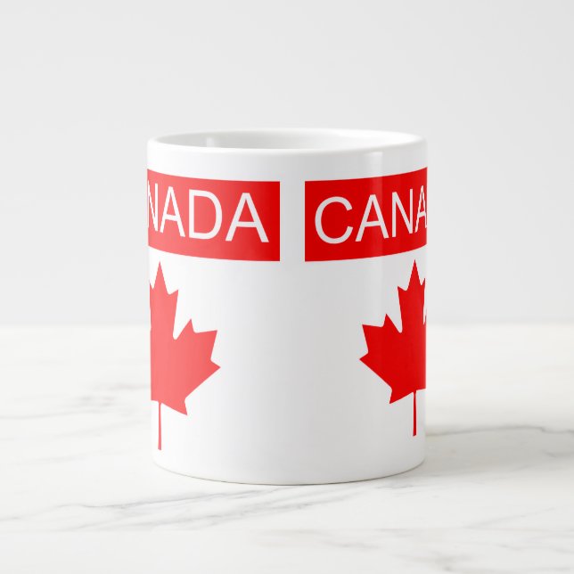 Canada Maple Leaf Giant Coffee Mug (Front)