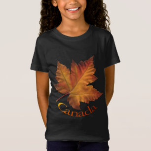 Canada Maple Leaf Girl's T-shirt Canada Souvenir
