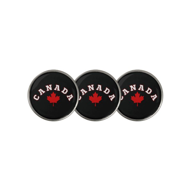 Canada maple leaf  golf ball marker (3 Up)