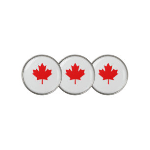 Canada maple leaf golf ball marker