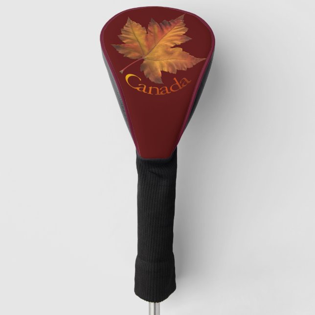 Canada Maple Leaf Golf Driver Cover (Front)