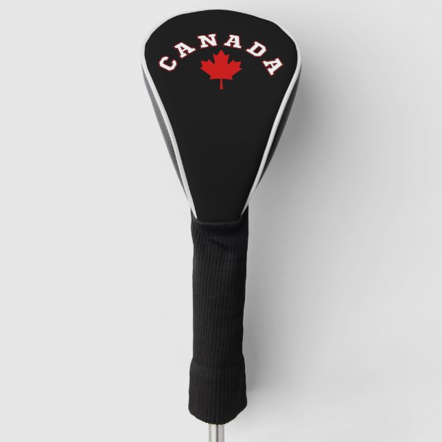 Canada maple leaf  golf head cover (Front)