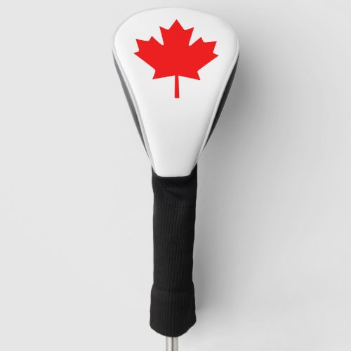 Canada maple leaf golf head cover