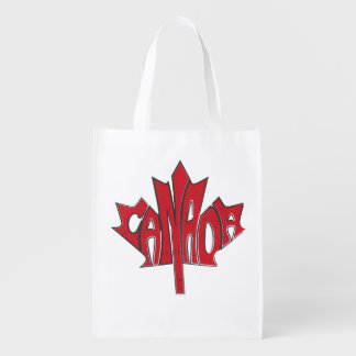 Canada Maple Leaf  Grocery Bag
