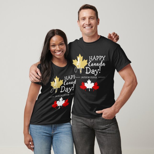 Canada Maple Leaf, Happy canada day, 1st of July T-Shirt (Unisex)