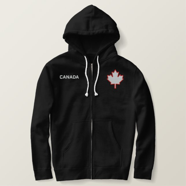 Canada Maple Leaf Hoodie (Design Front)