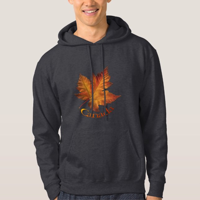 Canada Maple Leaf  Hoodie Canada Hooded Sweatshirt (Front)