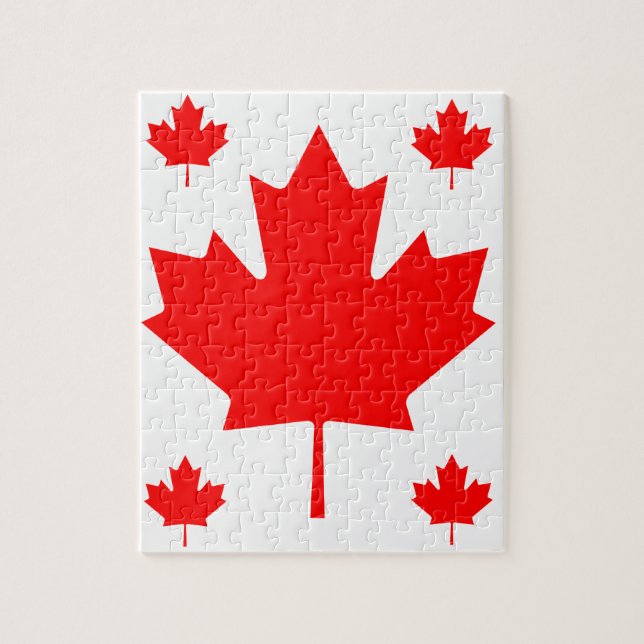 Canada Maple Leaf Jigsaw Puzzle (Vertical)