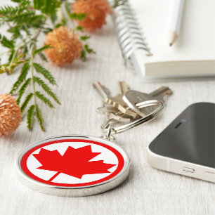Canada Maple Leaf Keychain