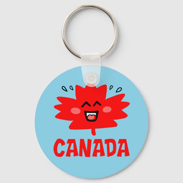 Canada Maple Leaf Keychain (Front)