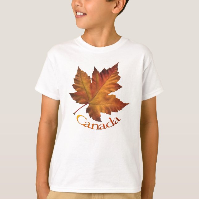 Canada Maple Leaf Kid's T-shirt Canada Souvenir (Front)