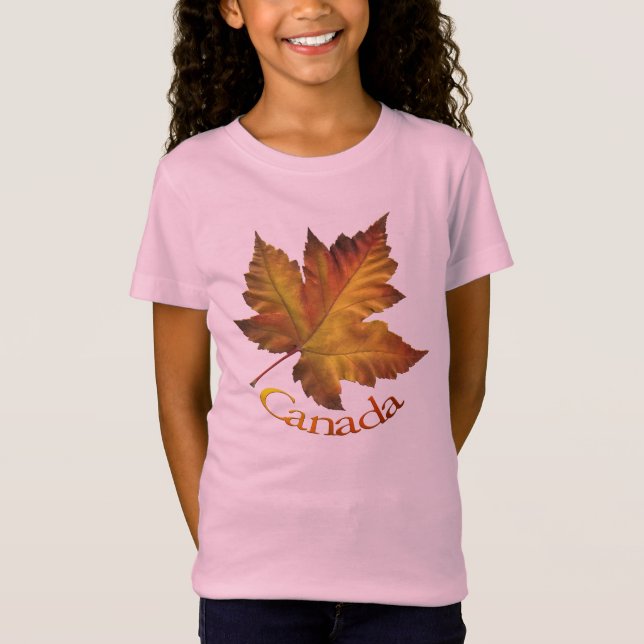 Canada Maple Leaf Kid's T-shirt Canada Souvenir (Front)