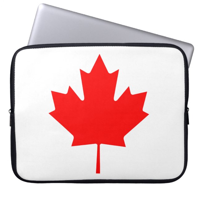 Canada Maple Leaf Laptop Sleeve (Front)