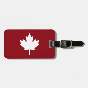 Canada Maple Leaf Luggage Tag