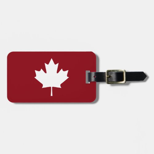 Canada Maple Leaf Luggage Tag