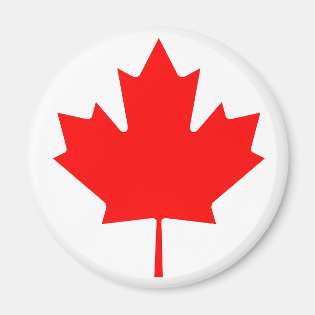Canada Maple Leaf Magnet (Front)