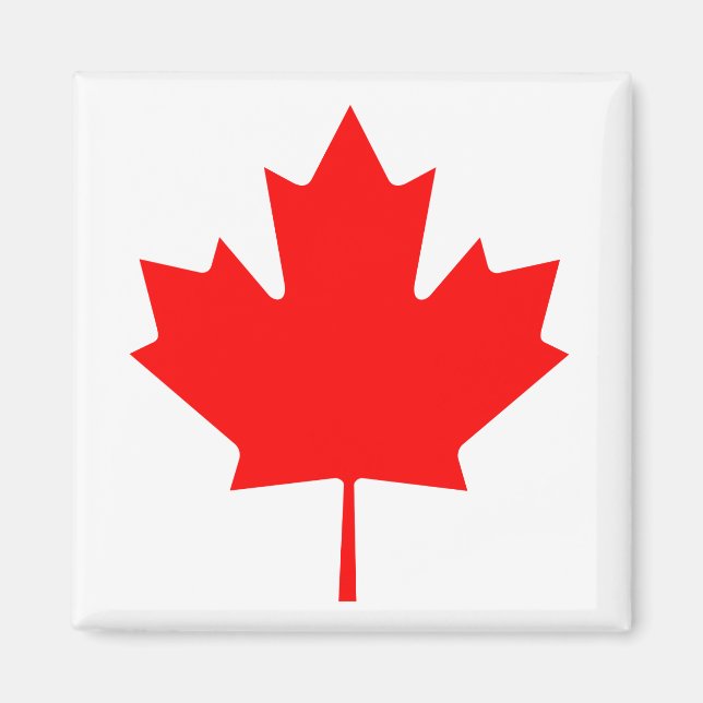 Canada Maple Leaf Magnet (Front)