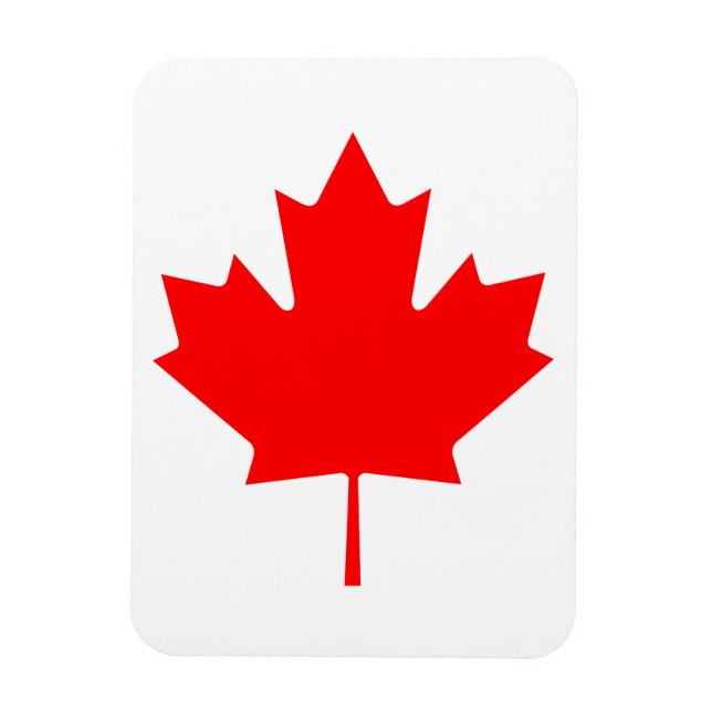 Canada Maple Leaf Magnet (Vertical)