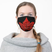 Canada Maple Leaf Mask Custom Canada Masks (Worn)