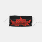 Canada Maple Leaf Mask Custom Canada Masks (Front, Folded)