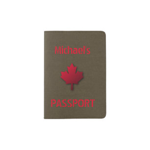 Canada Maple Leaf Passport Holder