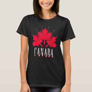 Canada Maple Leaf Proud Canadian Canada T-Shirt