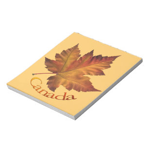 Canada Maple Leaf Souvenir Notepad Canada Gifts