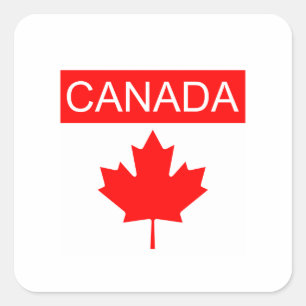 Canada Maple Leaf  Square Sticker