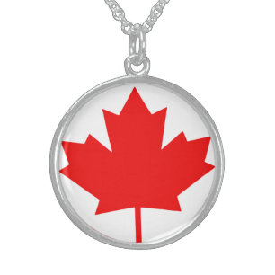Canada Maple Leaf Sterling Silver Necklace