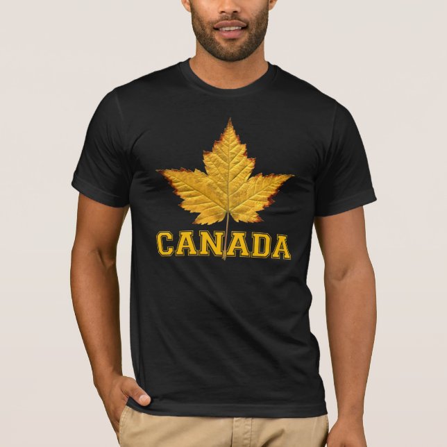 Canada Maple Leaf T-Shirt Canada Souvenir Shirt (Front)