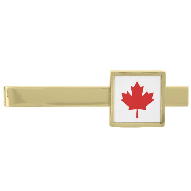 Canada Maple leaf Tie bar  Lighthouse Route (Front)
