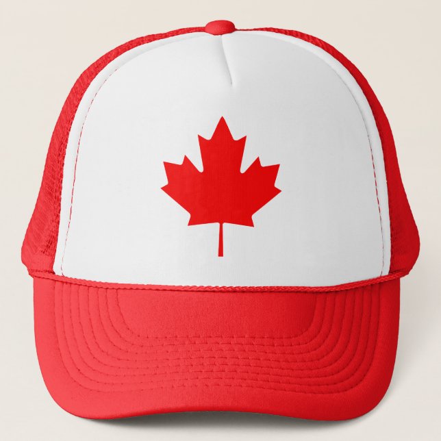 Canada Maple Leaf Trucker Hat (Front)