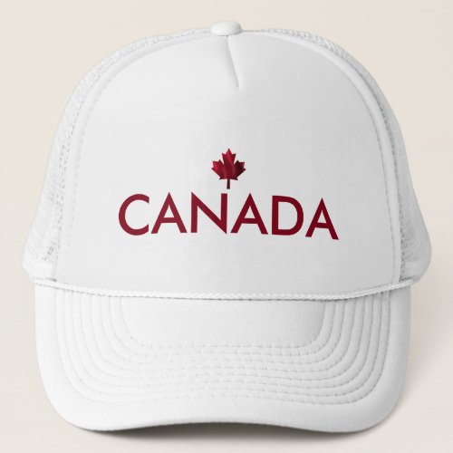 Canada Maple Leaf Trucker Hat