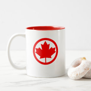 Canada Maple Leaf     Two-Tone Coffee Mug