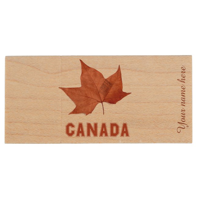 Canada Maple Leaf USB 3.0 Flash Drive Gift (Back)
