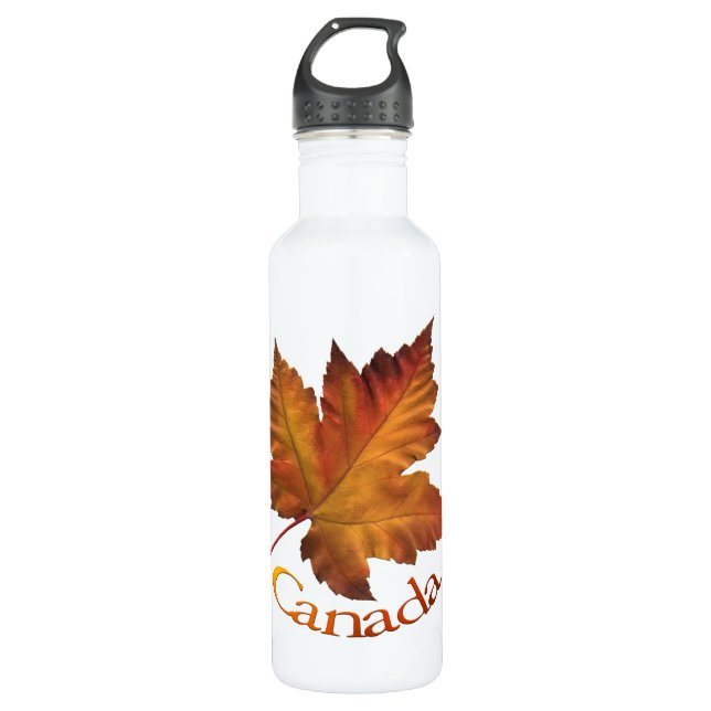 Canada Maple Leaf Water Bottle Canada Souvenirs (Front)