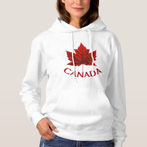 Canada Maple Leaf  Womens Hoodie Hooded Shirt